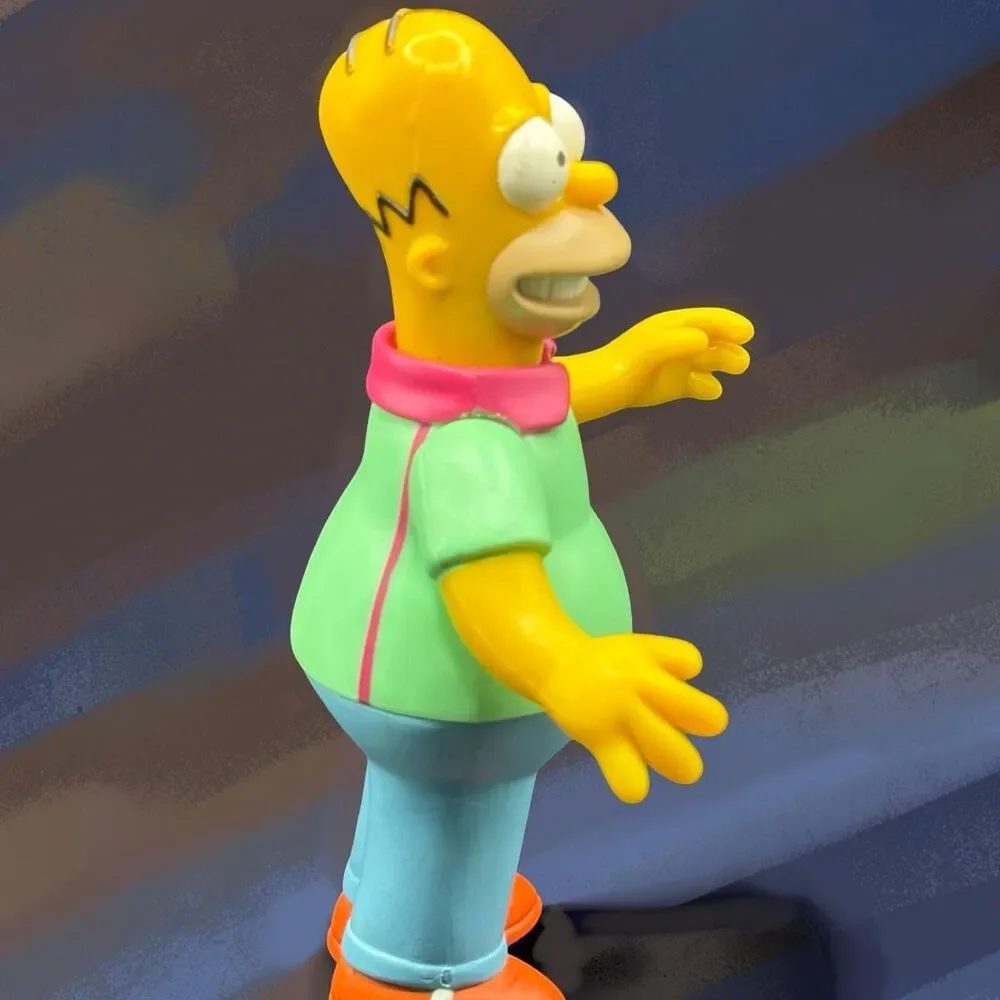 2000 Playmates The Simpsons World of Springfield Pin Pal Homer Figure 5” A66